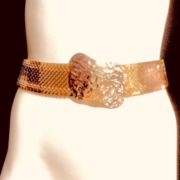 Vintage New Old Stock Fish Scale Cinch Belt